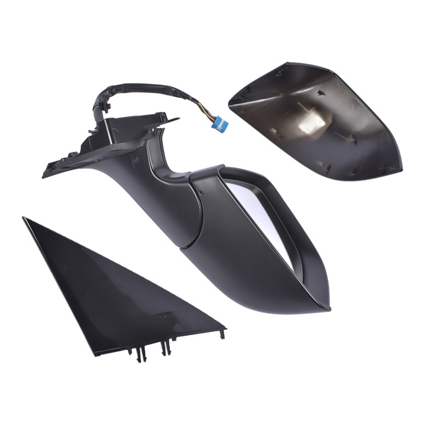 Right Passenger Side Mirror Heated Power Fold Black Fit for Tesla Model 3 M3 2017-2023 ABS Plastic Front Side View 13PIN Memory Recall Power Glass Adjusted 51167177128-3