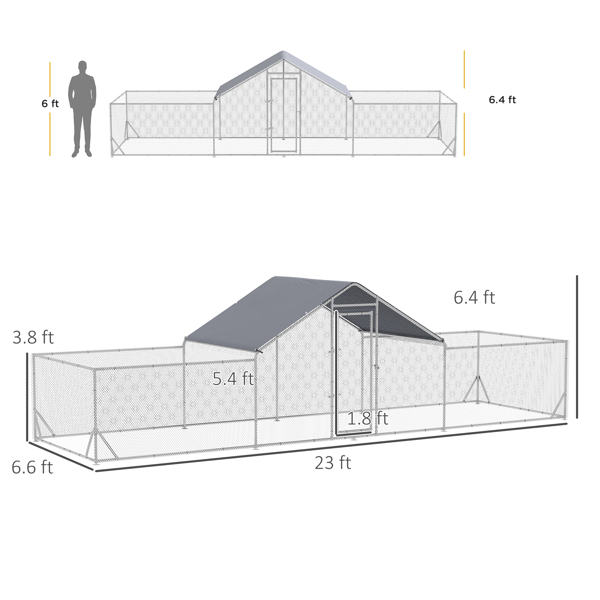 Chicken Coop  ( Amazon Shipping)（Prohibited by WalMart）-2
