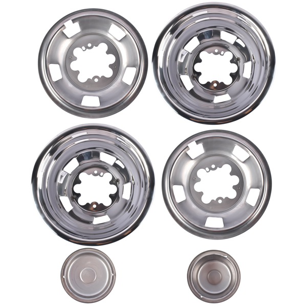 17 Inch Dually Wheel Simulators Rim Cover Replacement for Dodge Replacement for Ram 3500 2003-2018 5.7L 6.4L-4