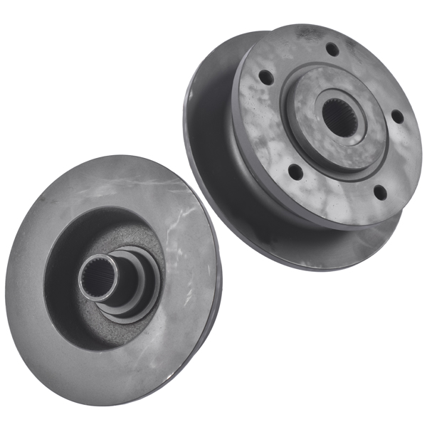 2Pcs Front Wheel Brake Hub Rotor Disc Replacement for John Deere Gator HPX 4x4 615E 815 620i 850D XUV AM142950 M159548 M164367 M156363-9