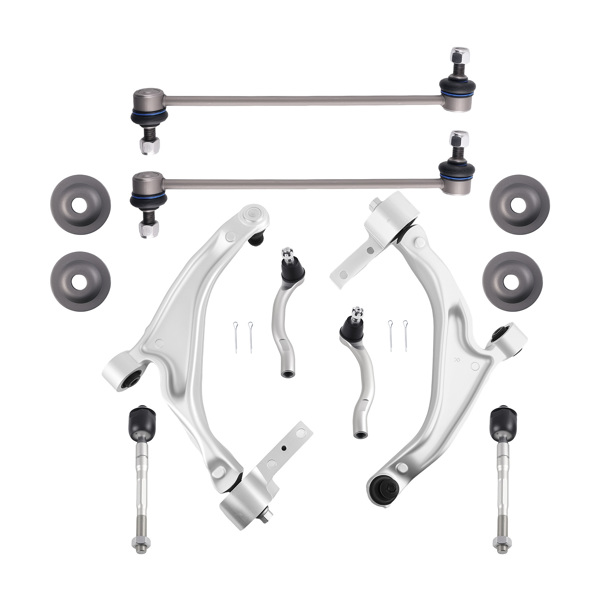 Suepsnion Front Lower Control Arms Sway Bar Tie Rods Fit For Honda Pilot 2009-2015-1