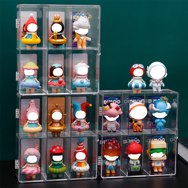 Clear Acrylic Display Case Storage Organizers Box For Collectibles Action Figure-10