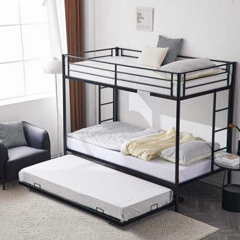 【替换85463179】黑色 Twin&Daybed 双层上下床 铁床 美国 单独Daybed