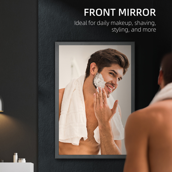 Bathroom Cabinet with Mirror ( Amazon Shipping)（Prohibited by WalMart）-4