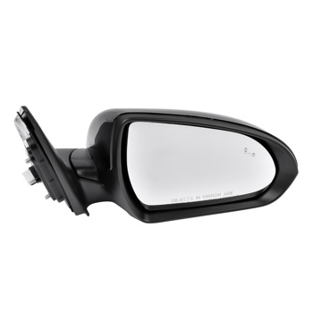 Power Mirror Passenger Right Side Heated Blind Spot Manual Folding Fits for Hyundai Elantra 2017-2020 87620F3020 HY1321226