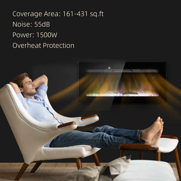Electric fireplace heater ( Amazon Shipping)（Prohibited by WalMart）-5