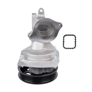 水泵 Water Pump with Pulley & Housing Fit for Chevy Colorado Impala Malibu 2.5L L4 2013-2019 12650240 12653567
