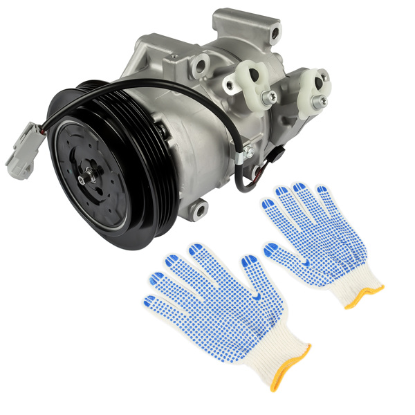 空调压缩机 A/C AC Compressor with Clutch Replacement for Toyota Yaris 2007-2012 L4 1.5L 8831052481 158318-3