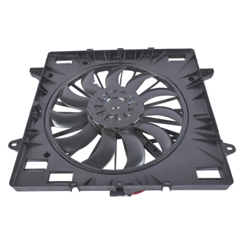 Single Radiator Cooling Fan with Shroud Fits for Cadillac XT5 XT6 Chevrolet Blazer GMC Acadia 2.5L 3.6L 2020-2022