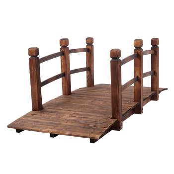 碳化色木桥150*67*56cm
