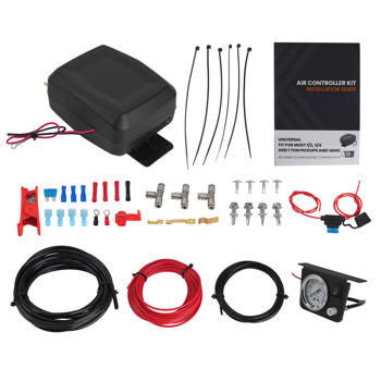 Air controller for Air spring bag Kit FIT FOR MOST 1/2, 3/4 AND 1 TON PICKUPS AND VANS