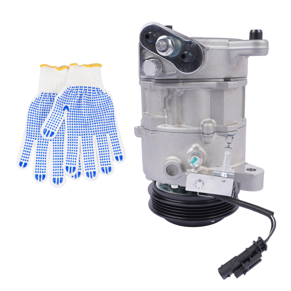 汽车空调压缩机 A/C Compressor w/ clutch Fit for Chevrolet Silverado 1500 GMC Sierra 1500 Cab Pickup 4-Door 2014-2018 22986660, 1522303, 1522310-5