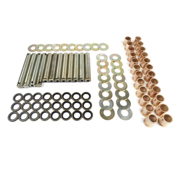 衬套套件 Full Undercarriage Pin Bushing Seal Repair Kit Replacement for Bobcat Loaders MT52 MT55 6730701 6730702