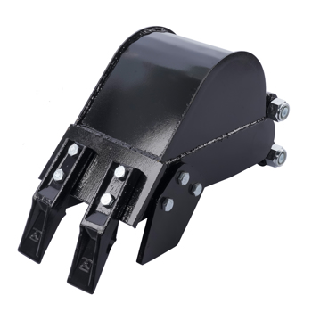 窄挖沟铲斗  Attachment 200mm Narrow Trenching Bucket for Mini Excavators Digger 2-Teeth