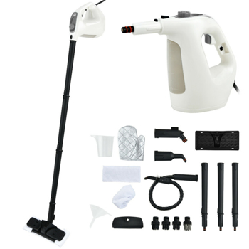 17-in-1 Handheld Steam Cleaner - 1400W High Power, 257°F High-Temp Steam - Gray
