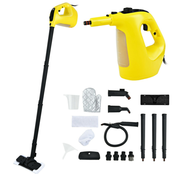 17-in-1 Handheld Steam Cleaner - 1400W High Power, 257°F High-Temp Steam - Gray