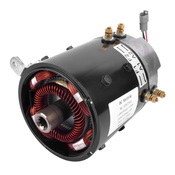 直流电动机 48V 3.3HP Electric Motor 103572501 102240102 EJ8-4001A Replacement for Club Car Golf Cart-8