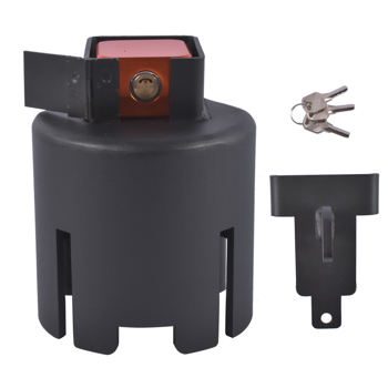 拖车锁 Heavy Duty Trailer Hitch Lock Fits 2" and 2-5/16" Couplers Anti-Theft Coupling Lock for RV Truck w/Key