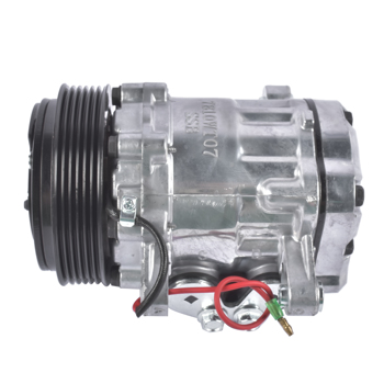 汽车空调压缩机 A/C Compressor 6 Grooves with Clutch Fit for Caterpillar All Models w/ Sanden 7176 SD7B10 1985-2008