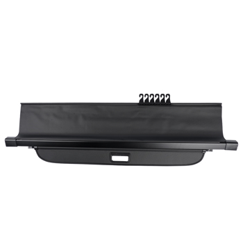 遮物帘 Black Cargo Cover Retractable Waterproof Foldable Replacement for Jeep Cherokee 2019-2023