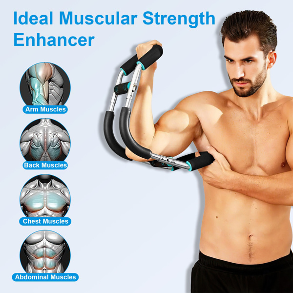 Portable Arm Trainer with 3 Resistance Levels: Enhance Strength & Fitness Anywhere”-6