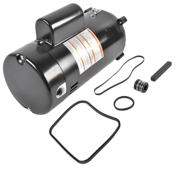 泳池水泵电机 2.5HP Pool Pump Motor UST1252 Single-Speed 56J Frame 3450 RPM Replacement for Hayward Super Pump w/GO-KIT-3-2