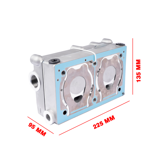 空气压缩机缸盖 Air Brake Compressor Cylinder Head Kit Fit for Volvo / Mack 22203109 7422203109 9125129352-8
