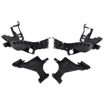 大灯支架 4X Front Headlight Mount Support Plate Bracket Set Replacement for Audi A5 S5 RS5 Quattro 8T0941453B 8T0941454B