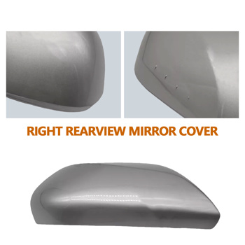 fit for Toyota CAMRY 2018-2021 Car Silver Passenger Right Side Mirror Cover Cap 