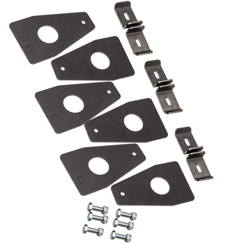 6pcs Universal Roof Rack Gutter Mounts 