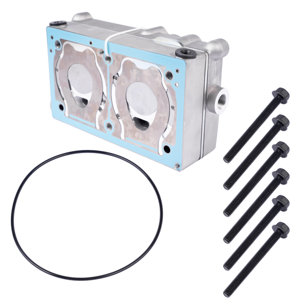 空气压缩机缸盖 Air Brake Compressor Cylinder Head Kit Fit for Volvo / Mack 22203109 7422203109 9125129352-6