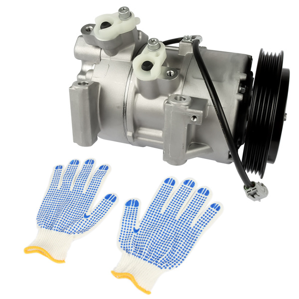 空调压缩机 A/C AC Compressor with Clutch Replacement for Toyota Yaris 2007-2012 L4 1.5L 8831052481 158318-10