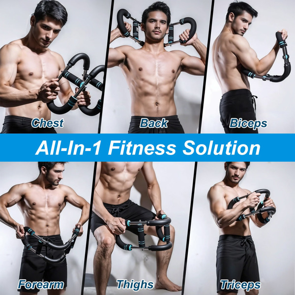 Portable Arm Trainer with 3 Resistance Levels: Enhance Strength & Fitness Anywhere”-3