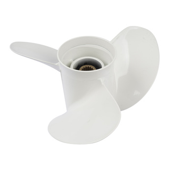 Aluminum Alloy Boat Propeller 19\\" x 13\\" White Fit for Yamaha Outboard Engines 85HP 90HP 15 Spline
