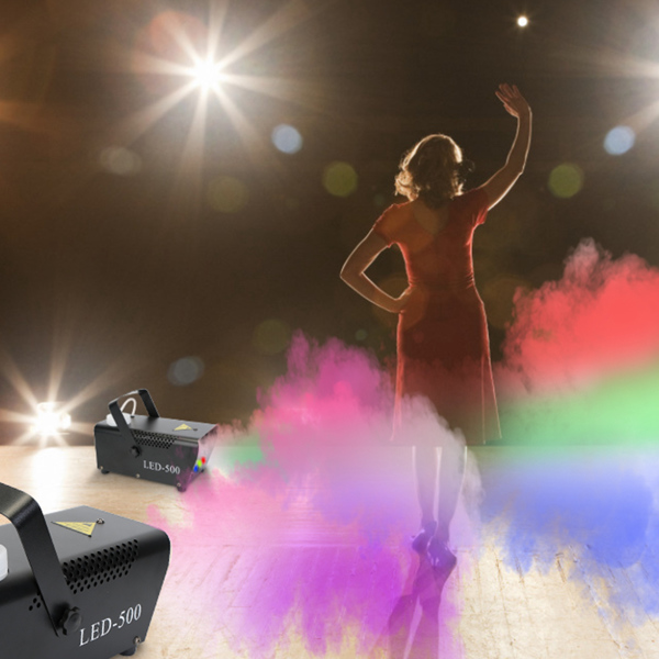 400W 烟雾机 RGB LED 派对俱乐部 DJ 烟雾机 快速加热遥控婚礼舞台烟雾机-7