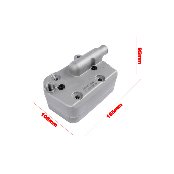 空气压缩机缸盖 Air Compressor Head Fits for Wabco Cummins 75mm 4089208 Compressor Head Assembly-8