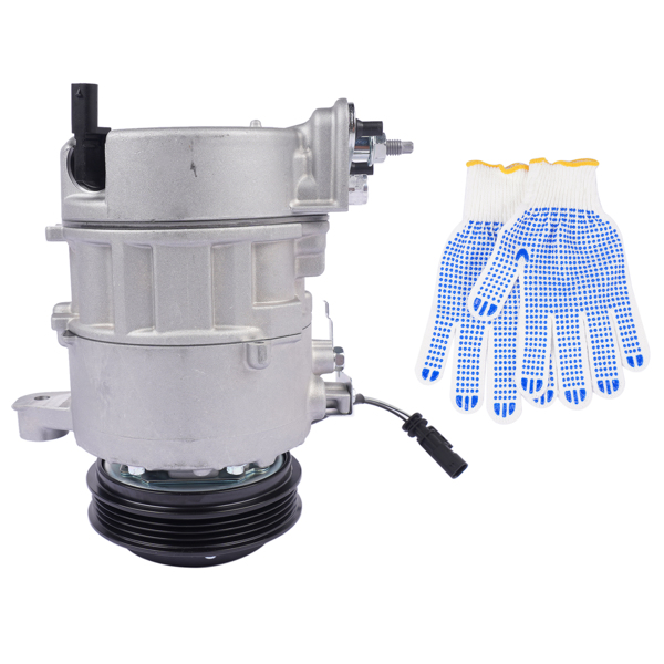 汽车空调压缩机 A/C Compressor w/ clutch Fit for Chevrolet Silverado 1500 GMC Sierra 1500 Cab Pickup 4-Door 2014-2018 22986660, 1522303, 1522310-2