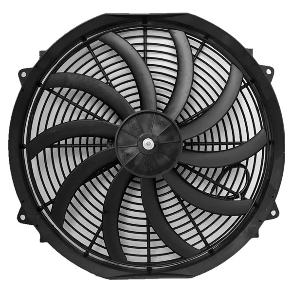 16英寸通用可逆电动散热器冷却风扇（10片弧形叶片）- 12V 3000 CFM，重型温控器（200°开启/180°关闭），高扭矩电机配密封轴承 - 完整套件-7