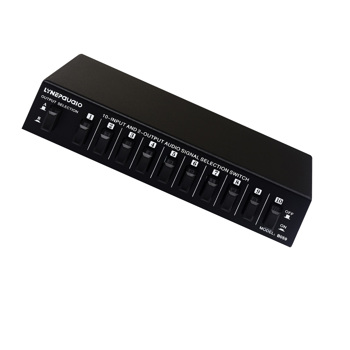 Audio Switcher  Audio Selector 10 IN 2 OUT or 2 IN 10 OUT Lossless SwitchinO2