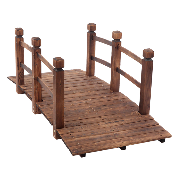 碳化色木桥150*67*56cm-16