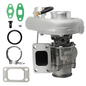 通用T3 T04E V型涡轮增压器 .63 A/R 带旁通阀，适用于所有4缸或6缸 1.5L-2.5L发动机