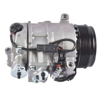 汽车空调压缩机 A/C Compressor 12V 6 Grooves PAG46 110mm Fit for Mercedes-Benz W212 C207 A207 E350 W166 ML350 2013-2014 GLK350 X204 2013 V6 3.5L 197368 198368 A0008302200
