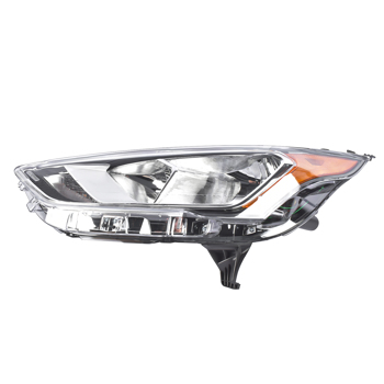 大灯 Left Driver Side Headlight Assembly Halogen with Bulb Fit for Ford Transit Connect XL XLT 2019-2023 KT1Z13008B