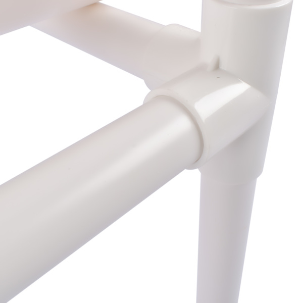 Floor Standing Hydroponics Growing Planting System Kit, Soilless Cultivation PVC Pipes for Gardening and Planting (108 Seed Holes, White)-7