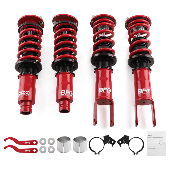 Front & Rear Coilover Shock Absorber Suspension Parts Fit For Acura Integra 1994-2001 DC2 DC4 Fit For Honda Civic 1988-1991 EC ED EE EF-2