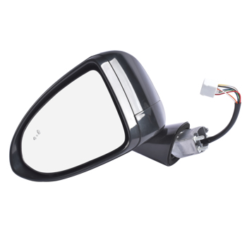 后视镜 Power Mirror Driver Left Side Black Fit for Hyundai Sonata 1.6L 2.5L l4 2020-2022 87610-L0040 HY1320273