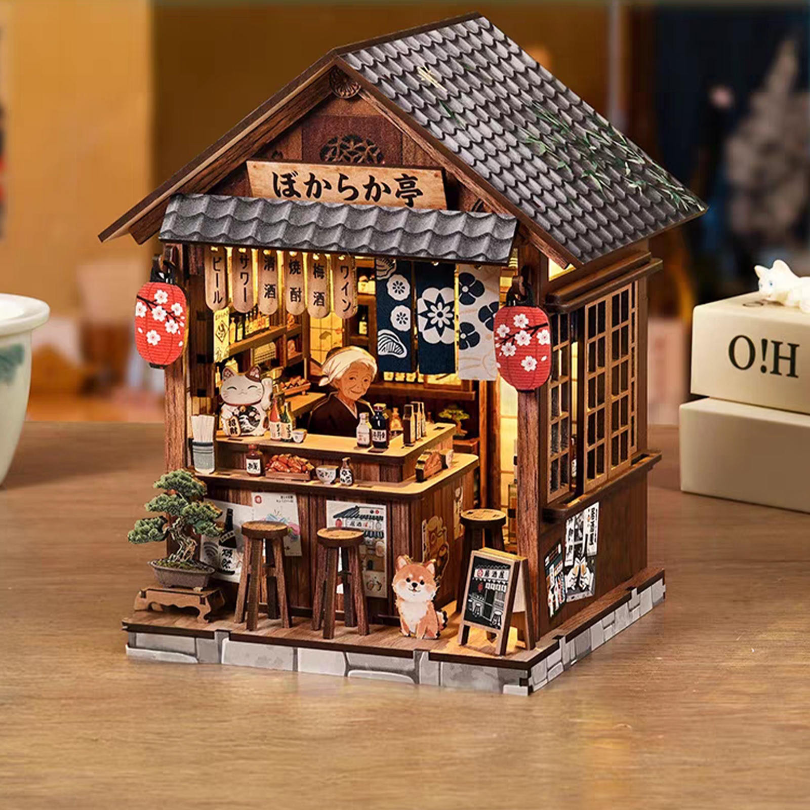 日式居酒屋书立细节