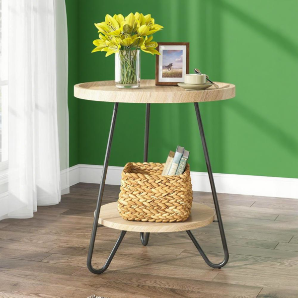 Wood End Table-6