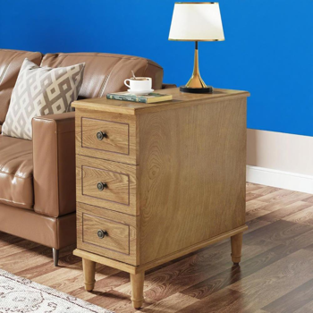 Wood End Table