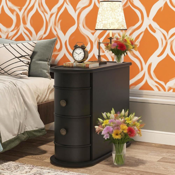 Wood End Table-5